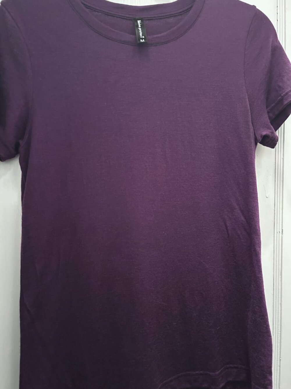 Merino Protect 100% Merino Wool Performance Tee Deep Purple/Eggplant Medium - Picture 6 of 7